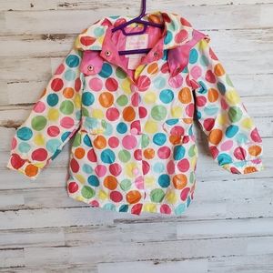 ☆3/$15!☆ Girl's 3T -Raincoat w/ detachable hood!